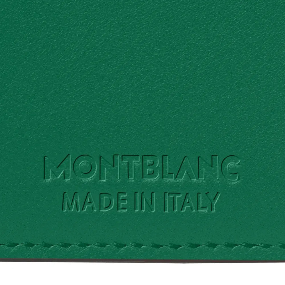 Montblanc Soft 4Cc Green Leather Wallet