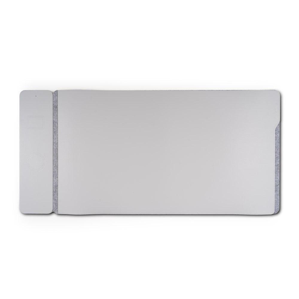 Pininfarina DeskPro with Wireless Charging – Multifunctional Desk Pad White