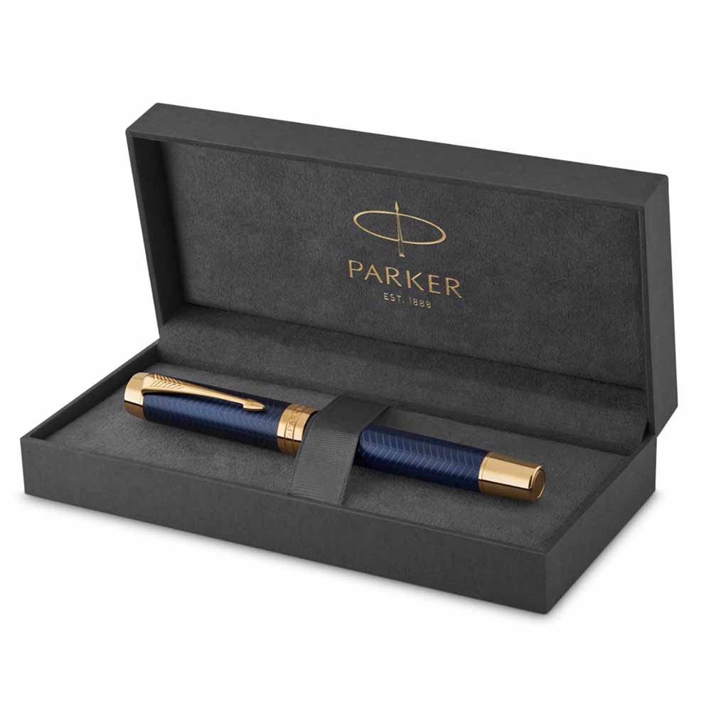 Parker Duofold Prestige Blue Chevron Centennial GT Fountain pen Fine