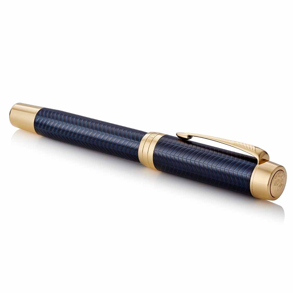 Parker Duofold Prestige Blue Chevron Centennial GT Fountain pen Fine