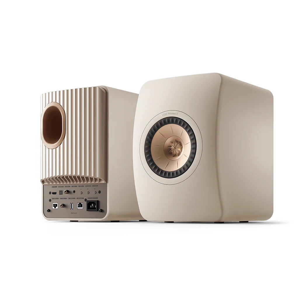 KEF LS50 Wireless II Hi-fi Speaker Sand Shell