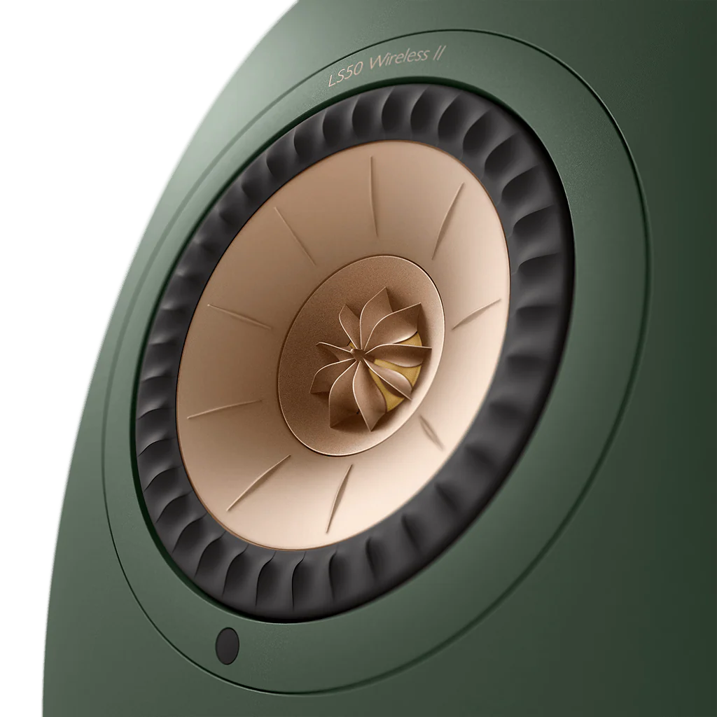 KEF LS50 Wireless II Hi-fi Speaker Moss Green