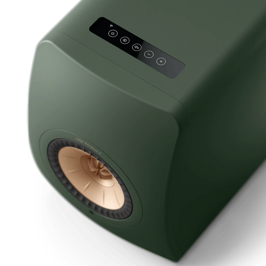 KEF LS50 Wireless II Hi-fi Speaker Moss Green