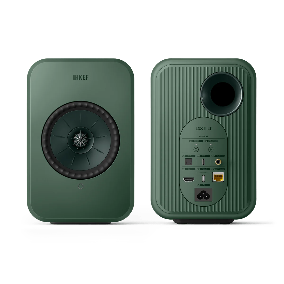 KEF LSX II LT Wireless Hi-fi Speaker Sage Green