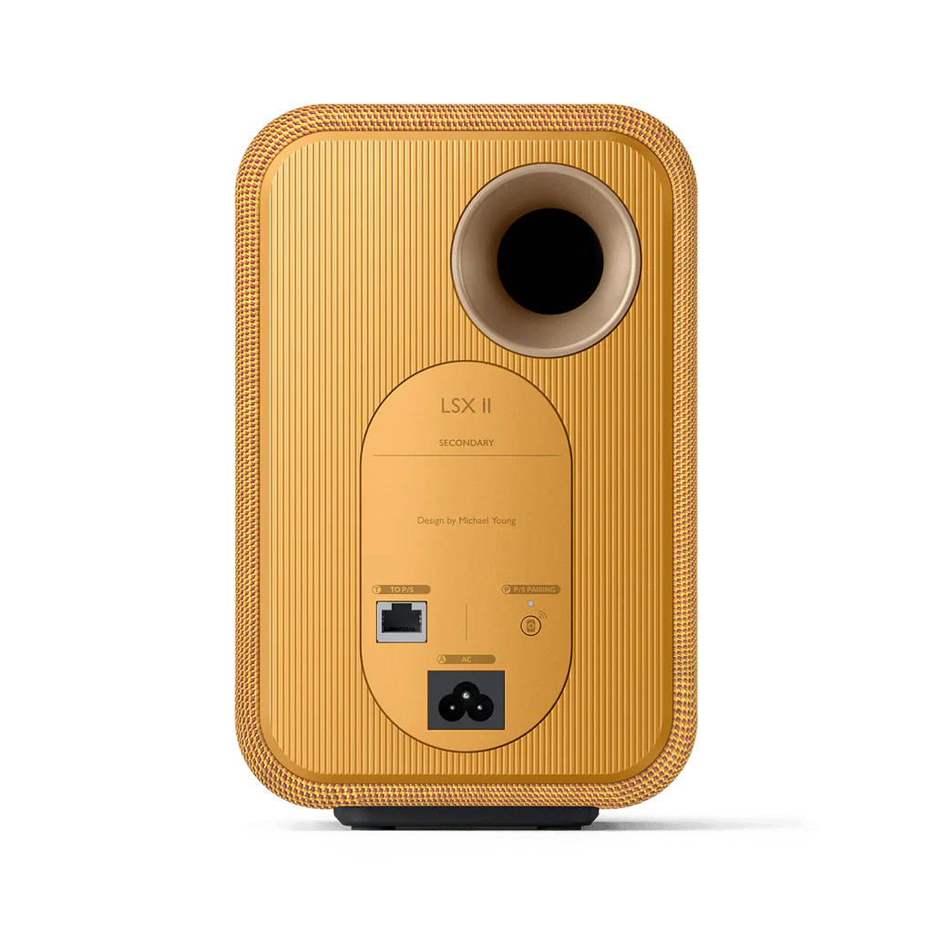 KEF LSX II Wireless Hi-fi Speaker Amber Haze