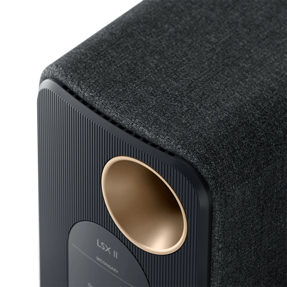 KEF LSX II Wireless Hi-fi Speaker Carbon Black