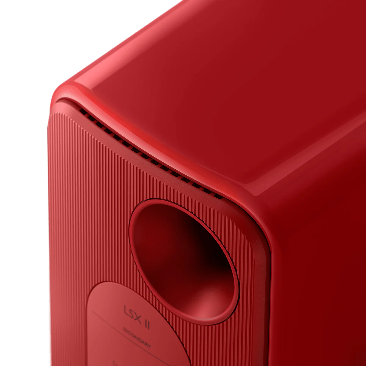 KEF LSX II Wireless Hi-fi Speaker Lava Red