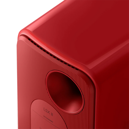 KEF LSX II Wireless Hi-fi Speaker Lava Red