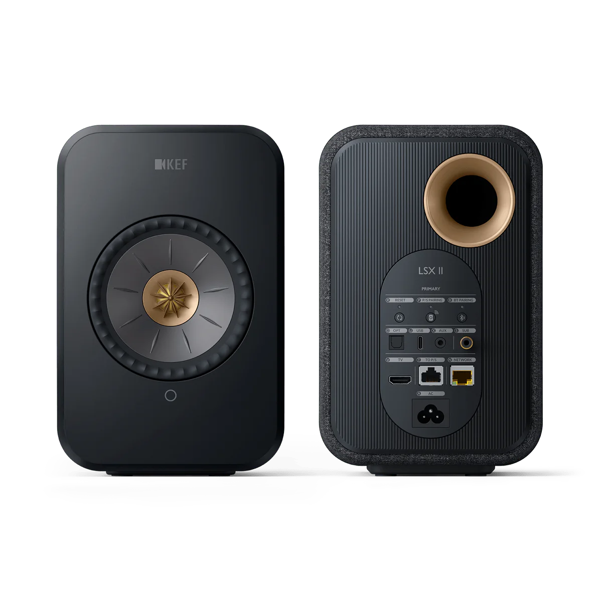 KEF LSX II Wireless Hi-fi Speaker Carbon Black