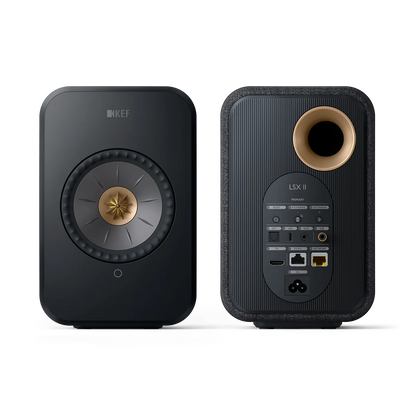 KEF LSX II Wireless Hi-fi Speaker Carbon Black