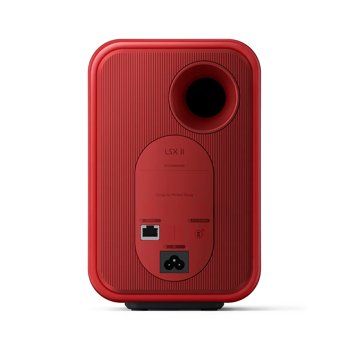 KEF LSX II Wireless Hi-fi Speaker Lava Red