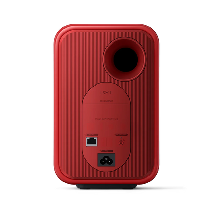 KEF LSX II Wireless Hi-fi Speaker Lava Red