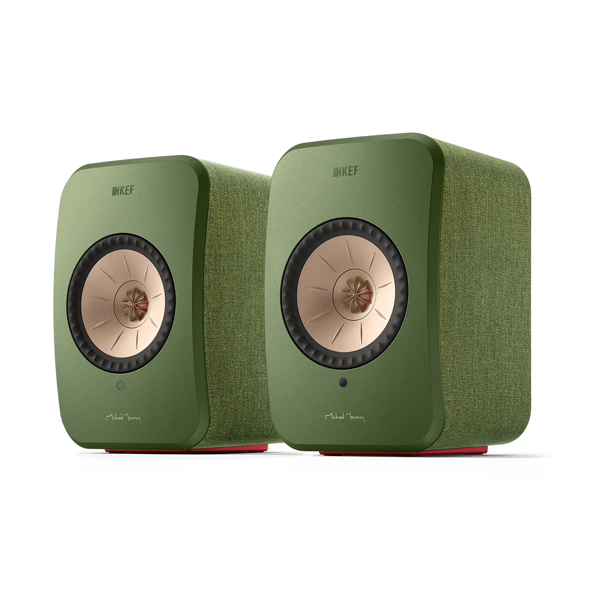 KEF LSX II Wireless Hi-fi Speaker Olive Green