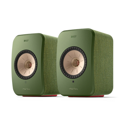 KEF LSX II Wireless Hi-fi Speaker Olive Green