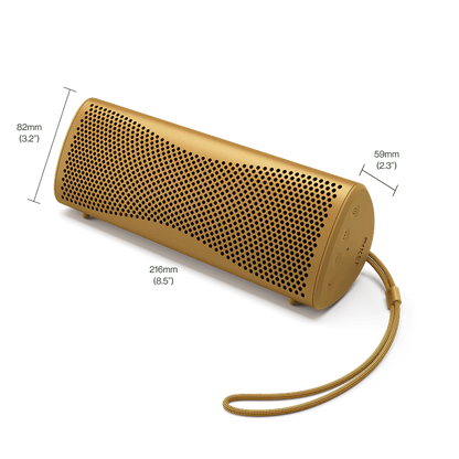 KEF MUO Hi-Fi Bluetooth Speaker Amber Haze