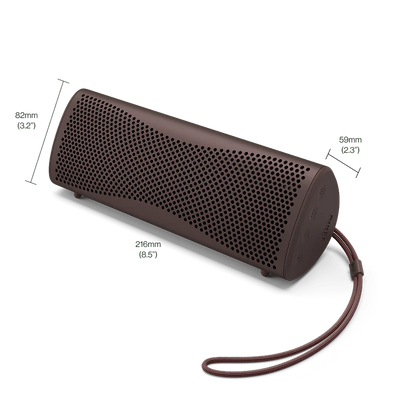 KEF MUO Hi-Fi Bluetooth Speaker Cocoa Brown