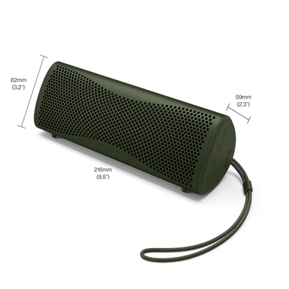 KEF MUO Hi-Fi Bluetooth Speaker Moss Green
