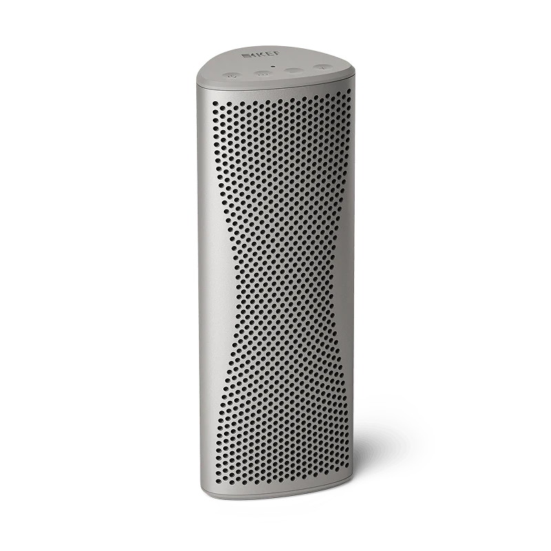 KEF MUO Hi-Fi Bluetooth Speaker Silver Dusk