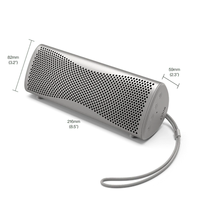 KEF MUO Hi-Fi Bluetooth Speaker Silver Dusk