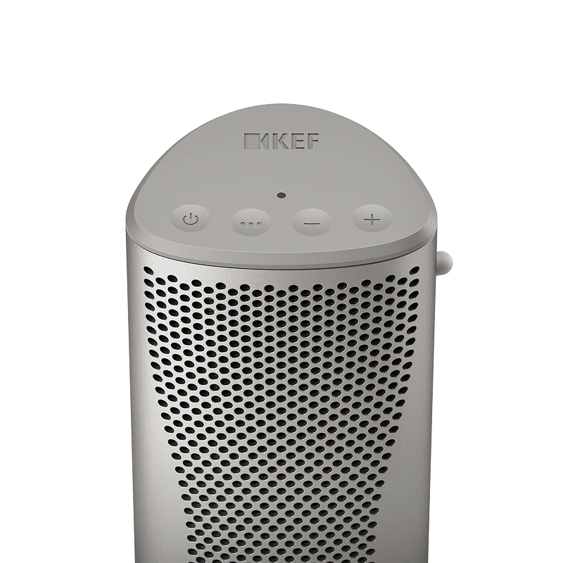 KEF MUO Hi-Fi Bluetooth Speaker Silver Dusk
