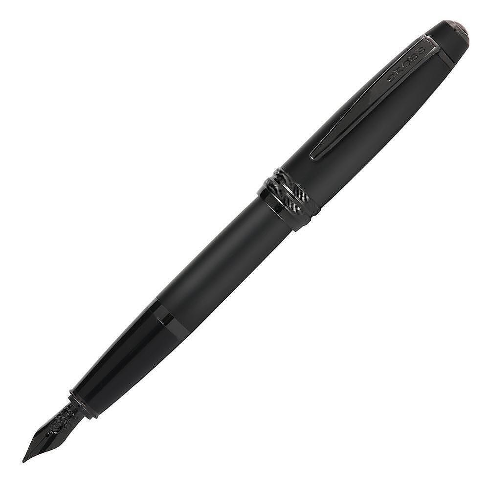 Cross Bailey Black Lacquer Polished Pvd Fountain pen F nib