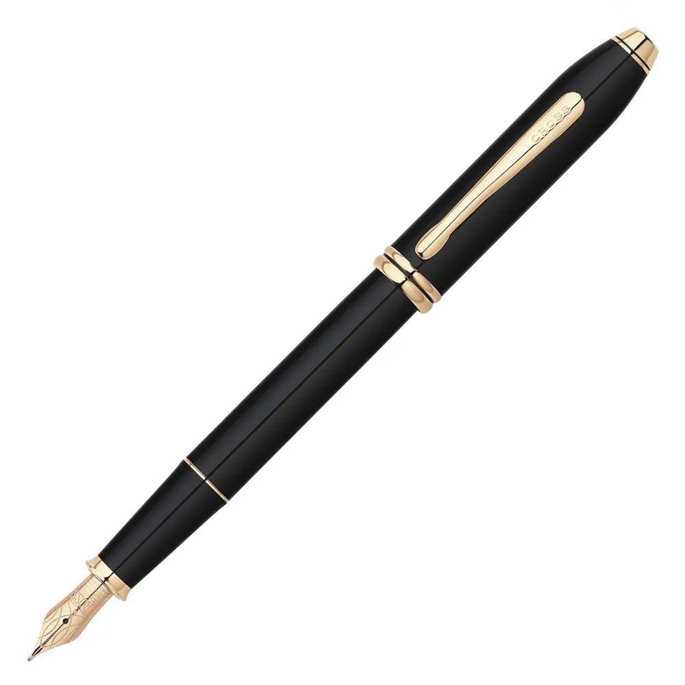 Cross Townsend Black Gold M nib Fountain pen