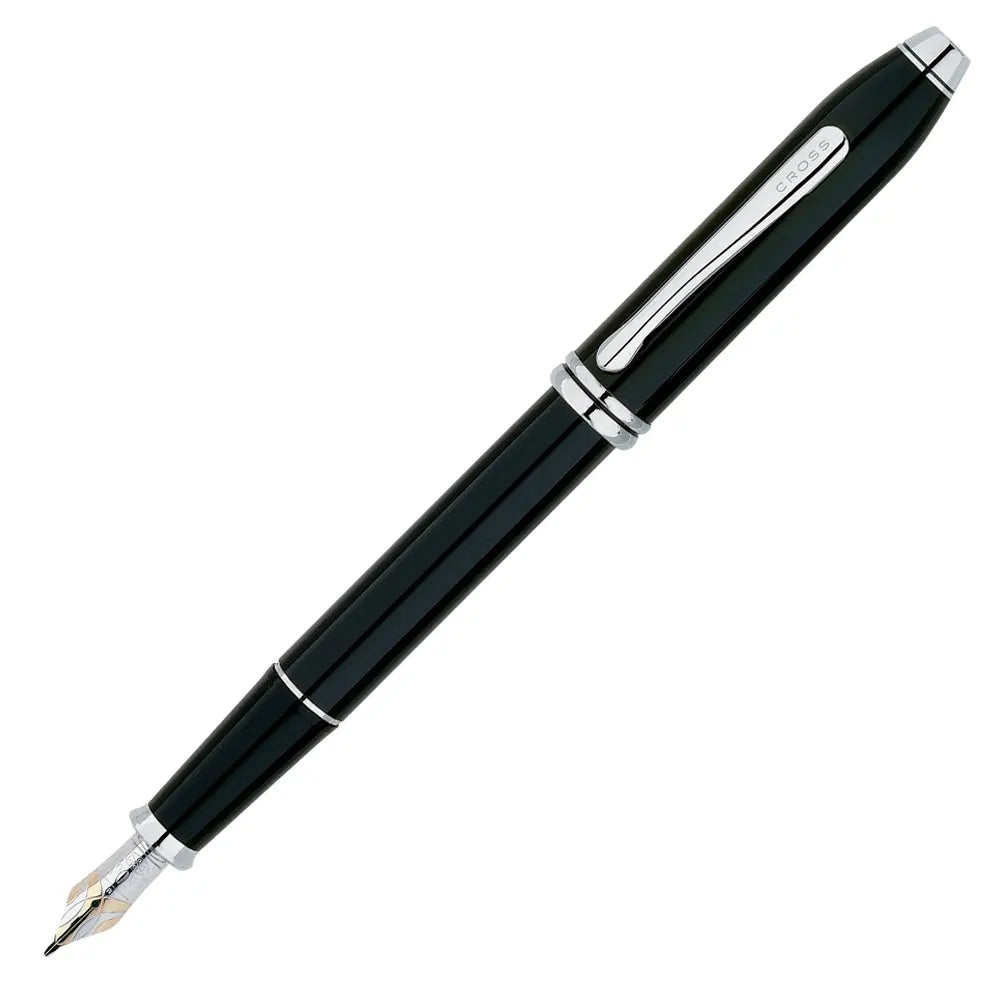 Cross Townsend Black Platinum M nib Fountain pen