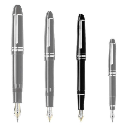 Montblanc Meisterstuck 145 Classique Black Platinum Fountain Pen