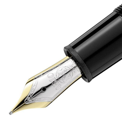 Montblanc Meisterstuck 145 Classique Black Platinum Fountain Pen