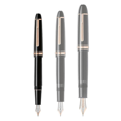 Montblanc Meisterstuck 145 Classique Black Rose Gold Fountain Pen