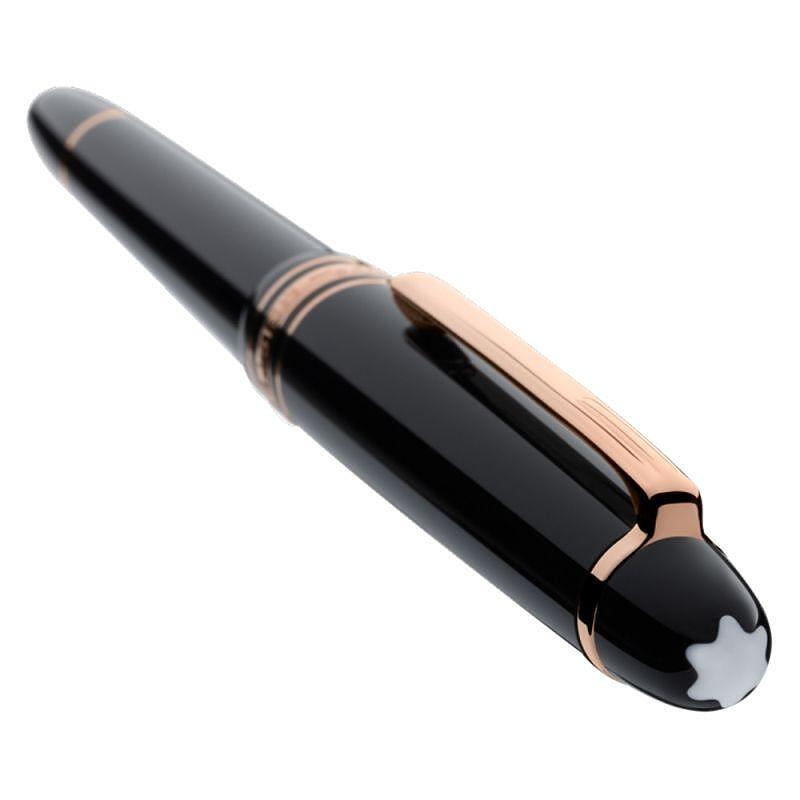 Montblanc Meisterstuck 145 Classique Black Rose Gold Fountain Pen