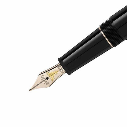 Montblanc Meisterstuck Doue Geometry Champagne Gold Classique Fountain Pen