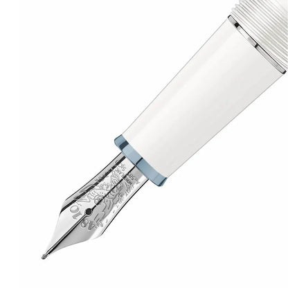 Montblanc Meisterstuck Glacier Classique White Fountain Pen