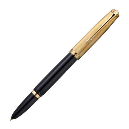 Parker Royal 51 Deluxe Black Gt Fountain pen Medium nib