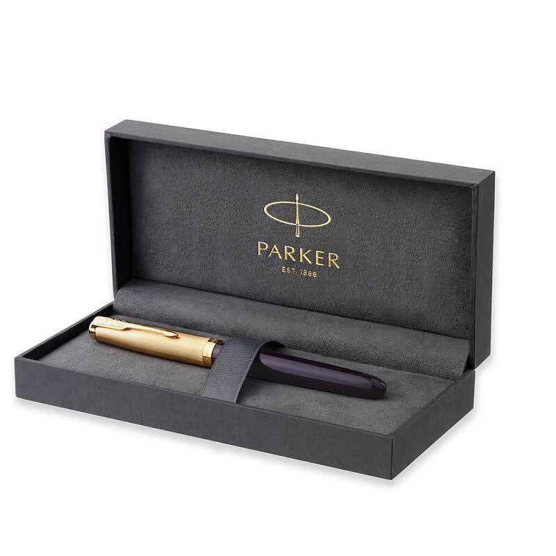 Parker Royal 51 Deluxe Plum Gt Fountain pen Medium nib