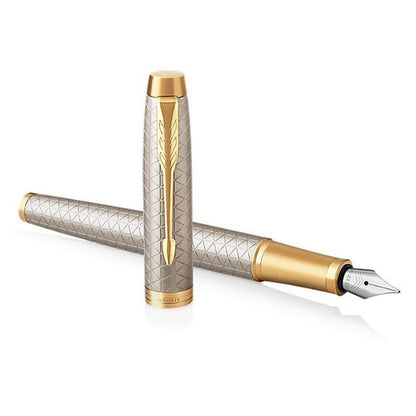 Parker Royal Im Premium Silver Gold Fountain pen