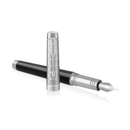 Parker Royal Premier Custom Black Metal Fountain pen