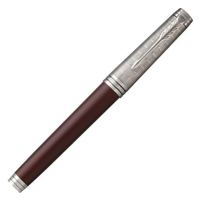 Parker Royal Premier Custom Crimson Red Metal Fountain pen