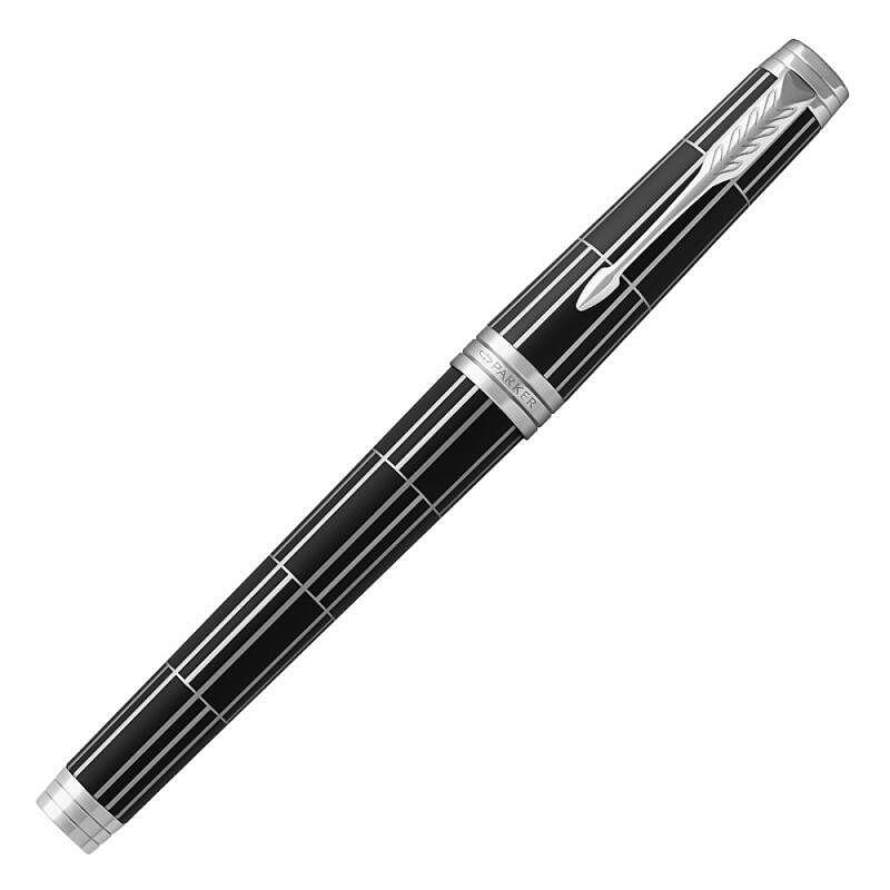 Parker Royal Premier Deluxe Black Silver Fountain pen