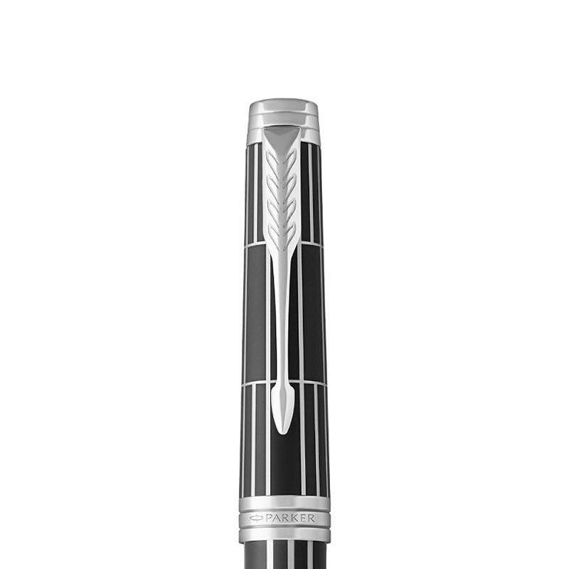 Parker Royal Premier Deluxe Black Silver Fountain pen