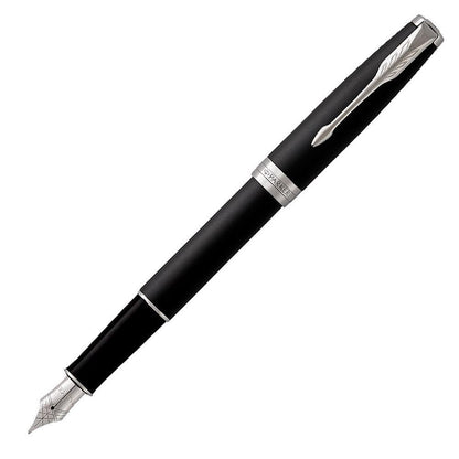 Parker Royal Sonnet Matte Black Chrome Fountain pen