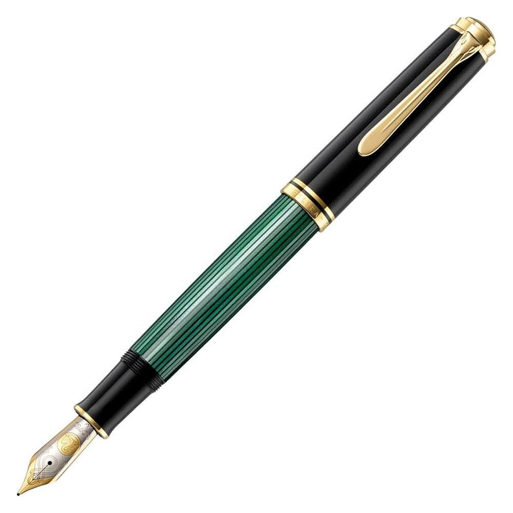 Pelikan Souveran 1000 Series Black Green Fountain pen EF nib