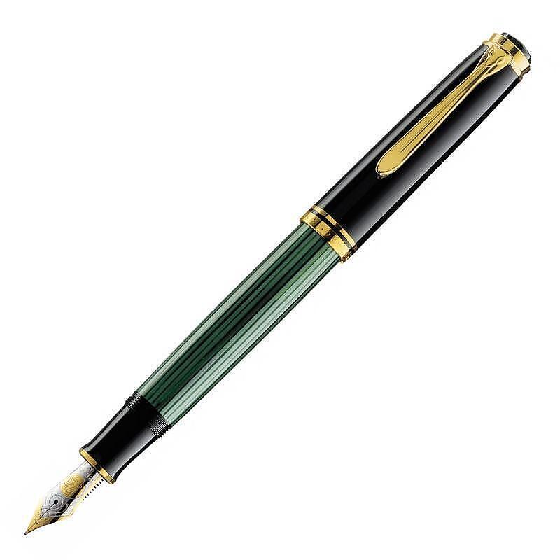 Pelikan Souveran 800 Series Black Green Fountain pen F nib