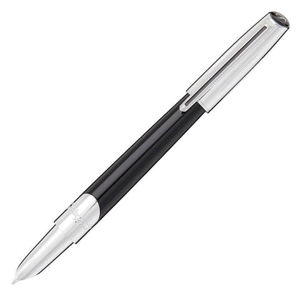 S T Dupont Defi Millenium Silver Black Fountain pen