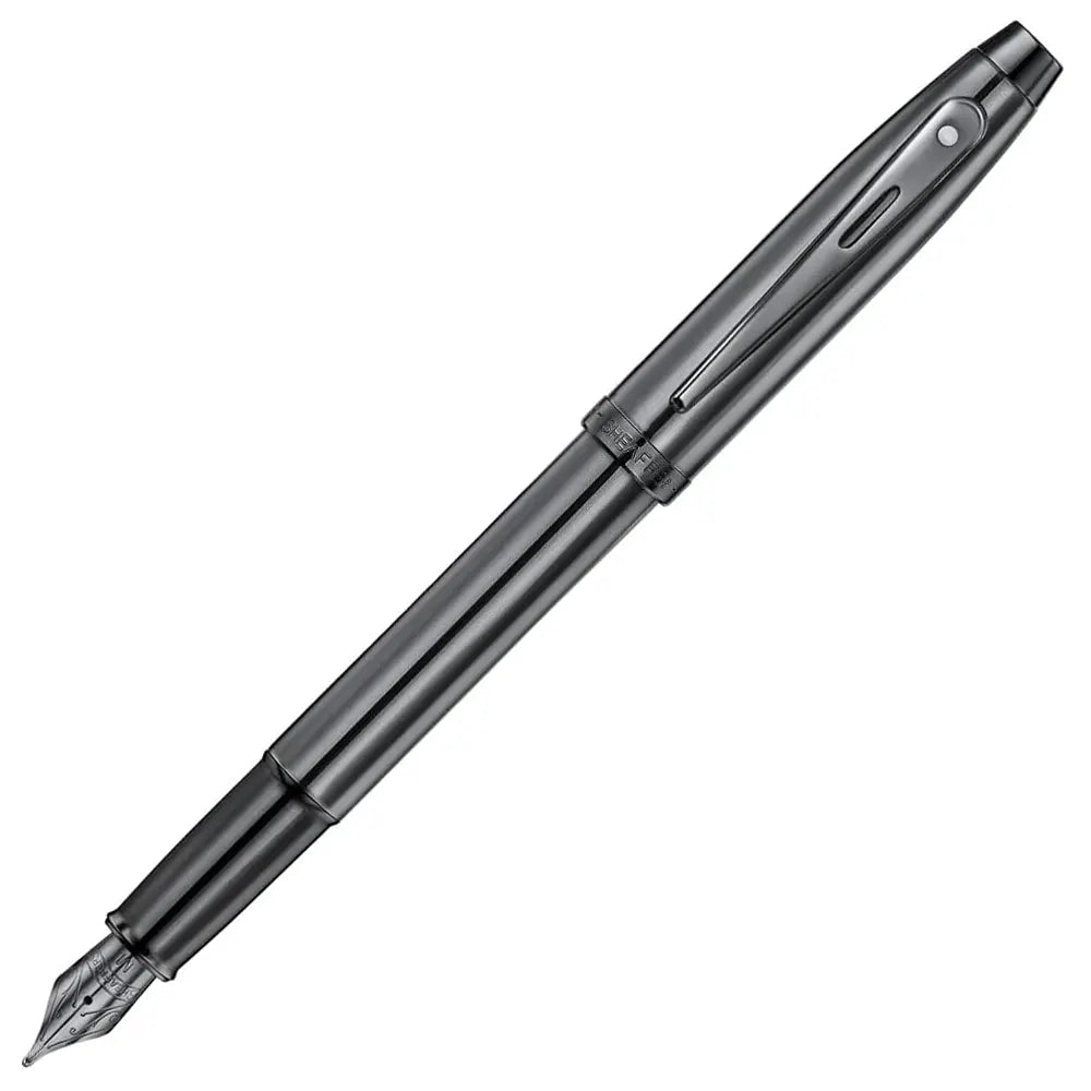 Sheaffer 100 Shiny Dark Grey Gun Metal With Pvd Trims M