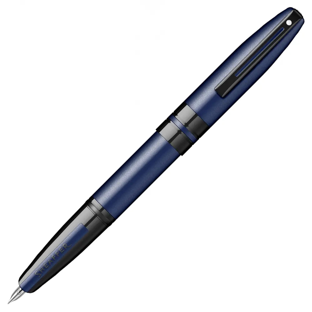 Sheaffer Icon Matte Blue Lacquer With Black Pvd Trims Fountain pen Medium nib