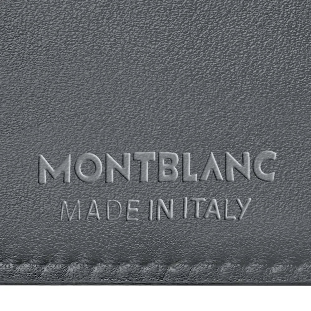 Montblanc M Gram 4810 8Cc Grey Leather Wallet