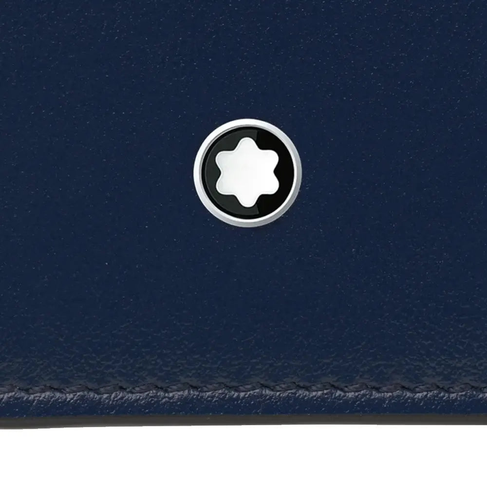 Montblanc Meisterstuck 4Cc Dark Blue Leather Wallet