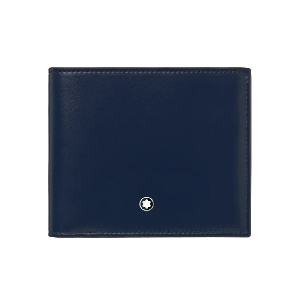 Montblanc Meisterstuck 4Cc Dark Blue Leather Wallet