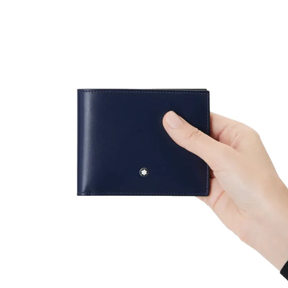 Montblanc Meisterstuck 6Cc Blue Wallet